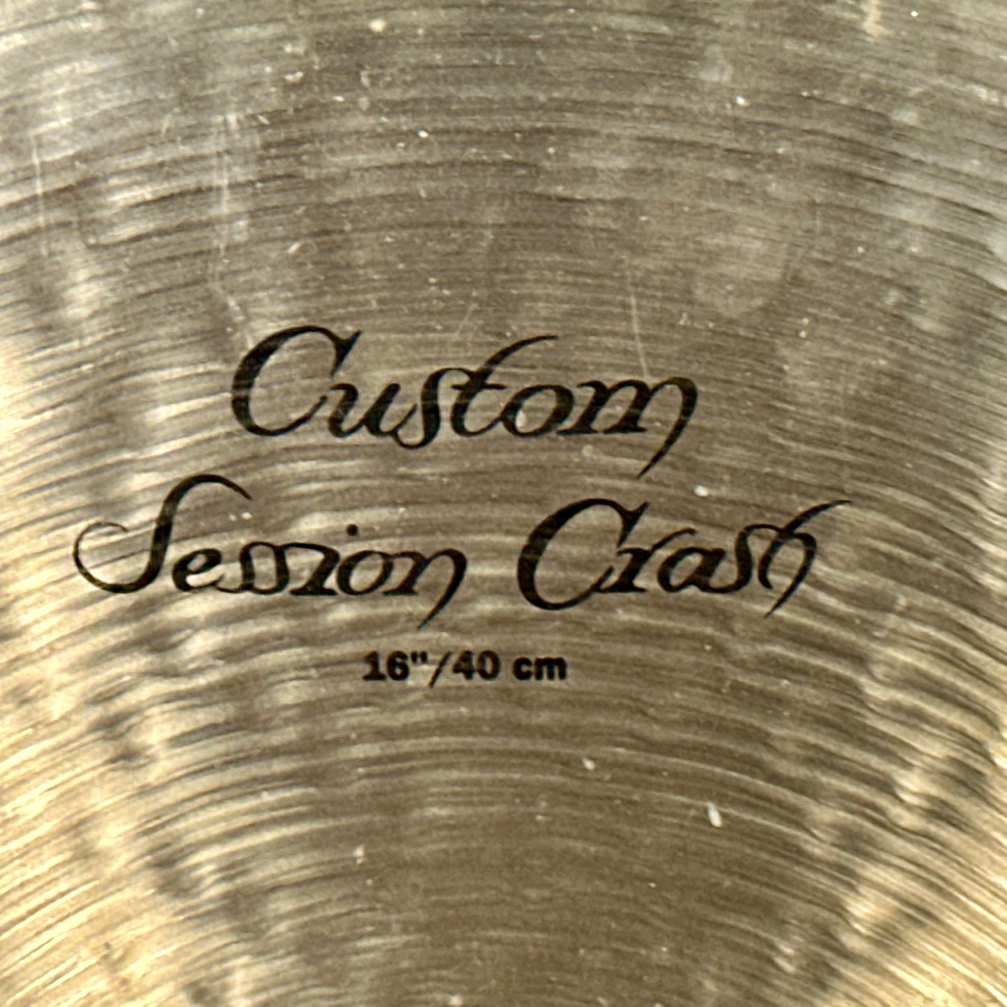 16" Zildjian K Custom Session Crash Cymbal 1066g *Video Demo*