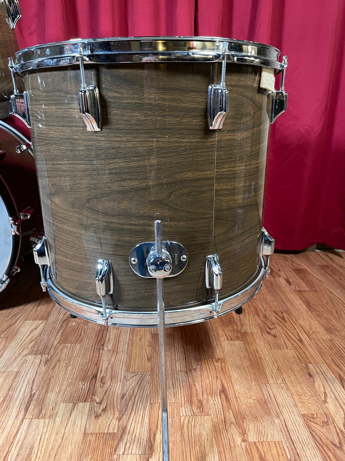 1970s Rogers "Big R" Drum Set New Mahogany 22/13/14/18
