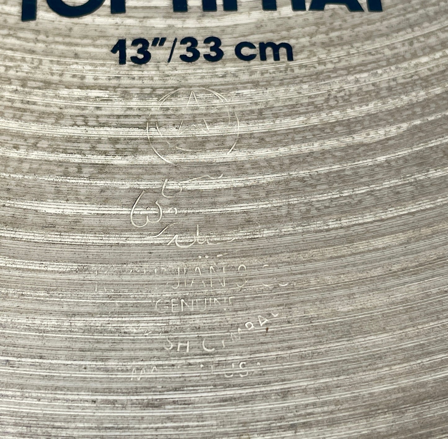 13" Zildjian K Hi-Hat Top Single 752g