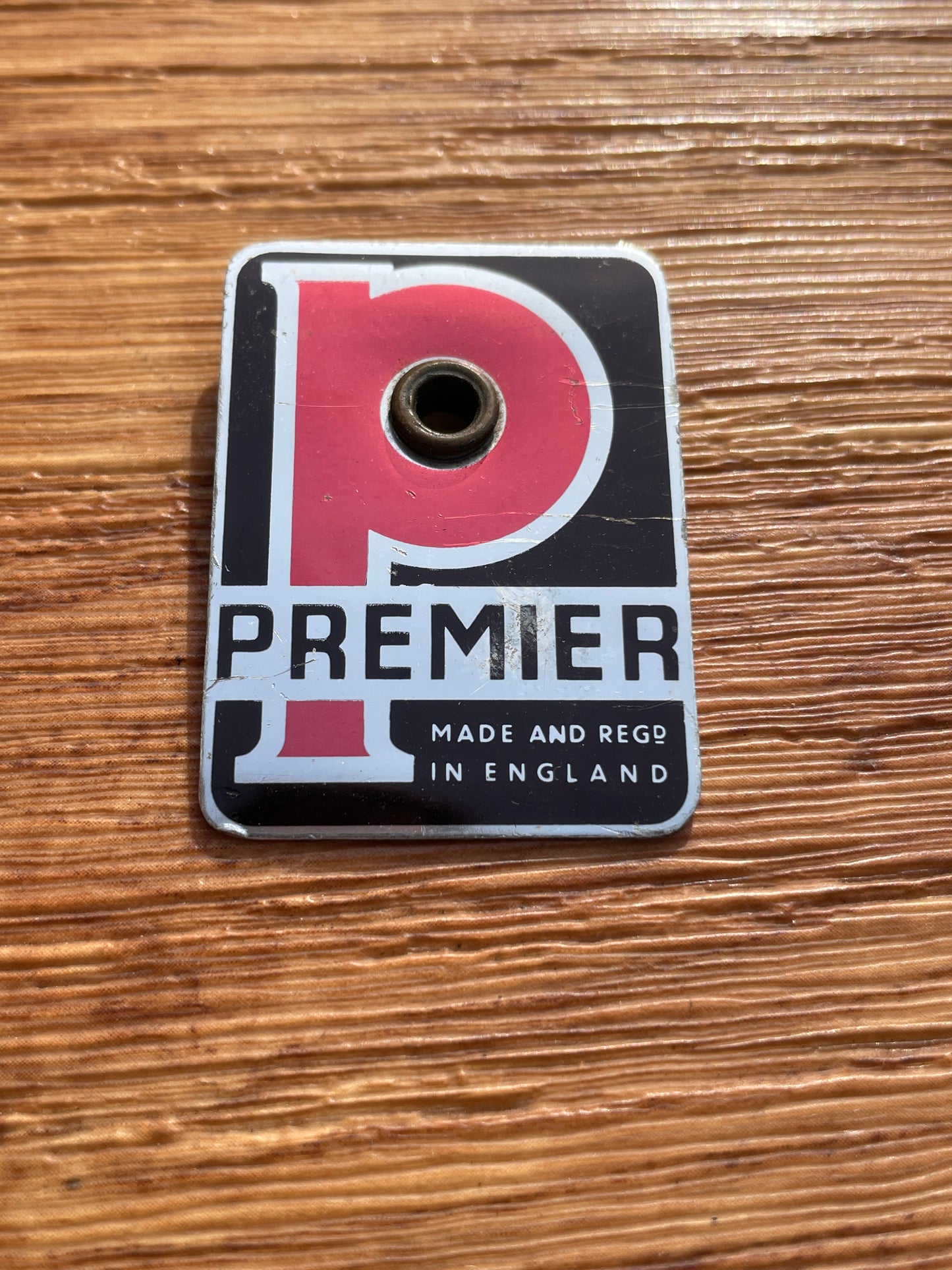 1960s Premier Badge with Grommet