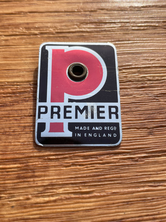 1960s Premier Badge with Grommet