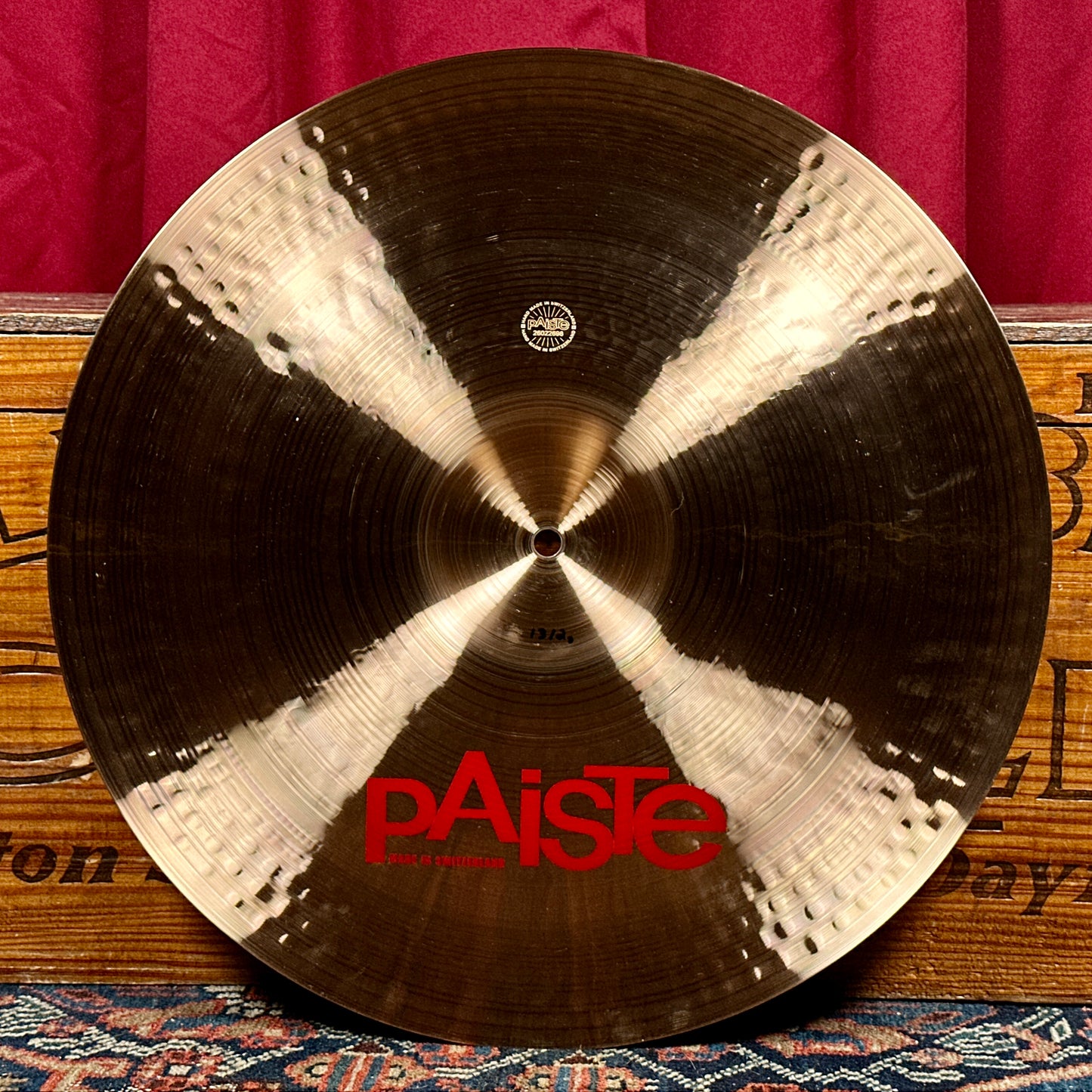 18" Paiste 2002 Novo China Cymbal 1312g *Video*
