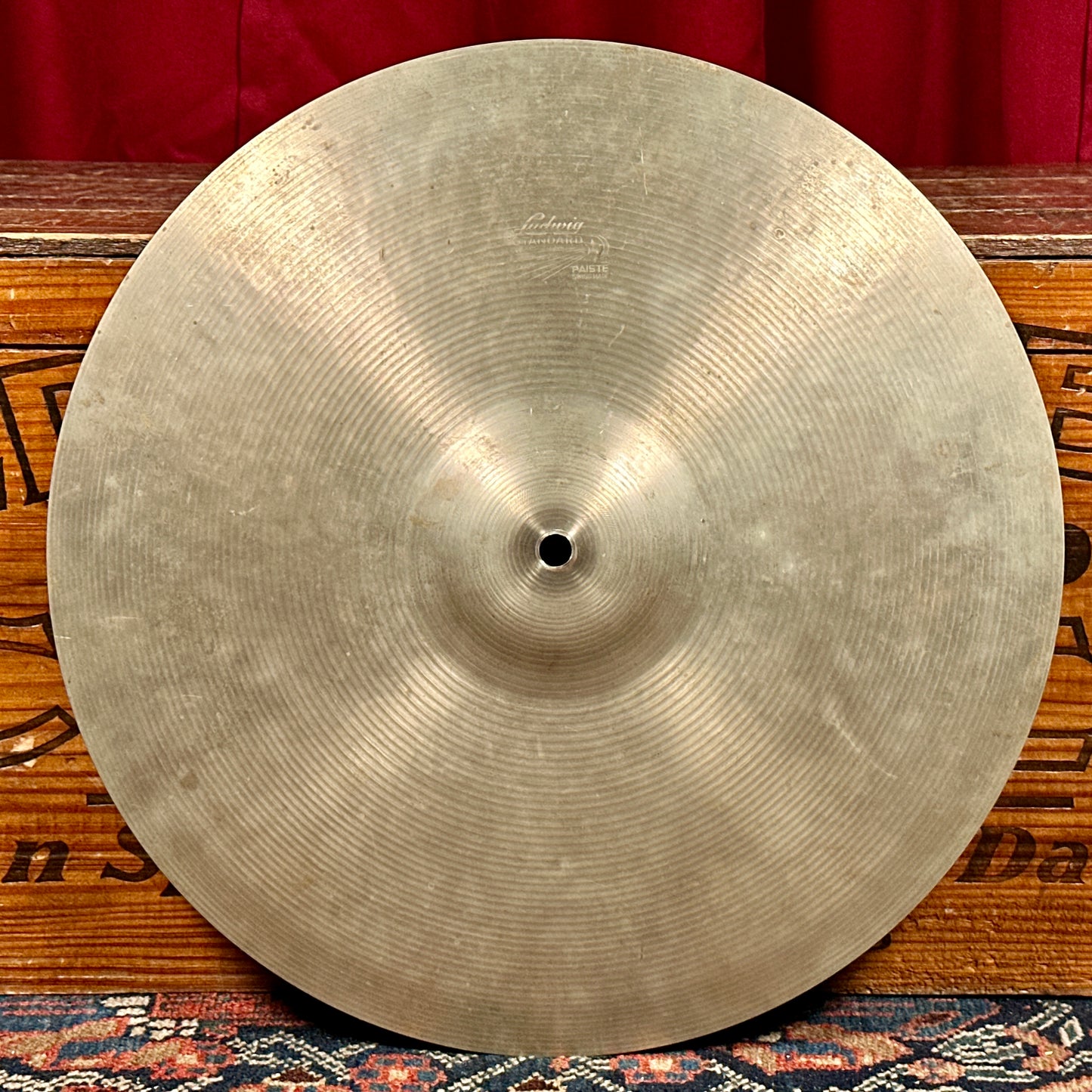 16" Paiste 1960s Ludwig Standard Crash Cymbal 889g Swiss Made *Video Demo*