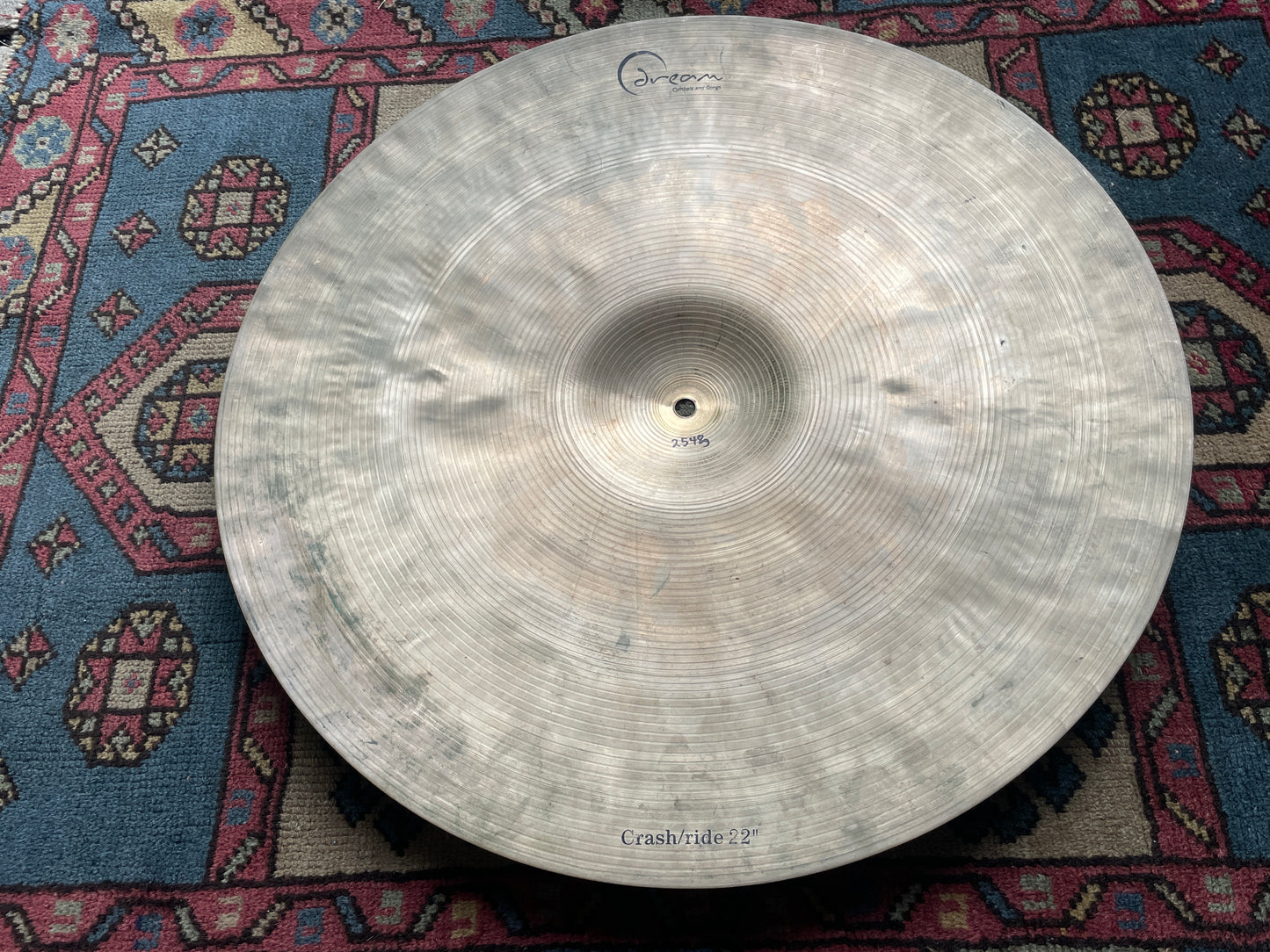 22" Dream Contact Crash/Ride Cymbal 2548g *Video Demo*