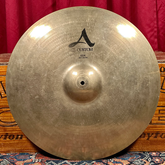 20" Zildjian A Custom Ride Cymbal 2132g *Video*