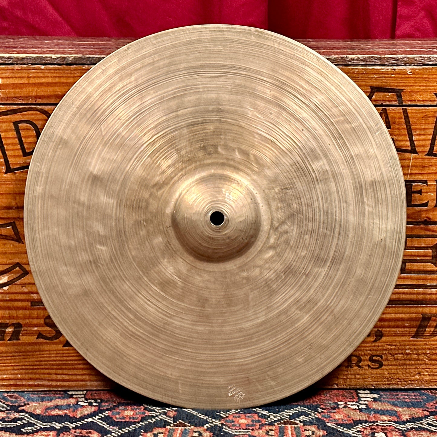 14" K. Zildjian Constantinople 1920s-1930s Trap Ride Cymbal 1332g *Video Demo*