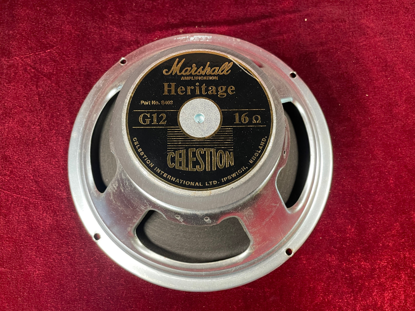Celestion 12" 70W Marshall Heritage G12 Guitar Speaker 16 Ohm (Stock #12)