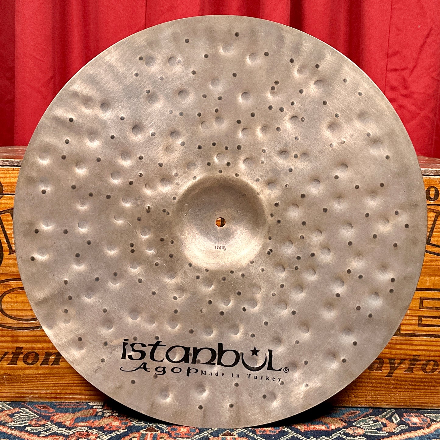 20" Istanbul Agop Xist Dry Dark Crash Cymbal 1368g *Video Demo*