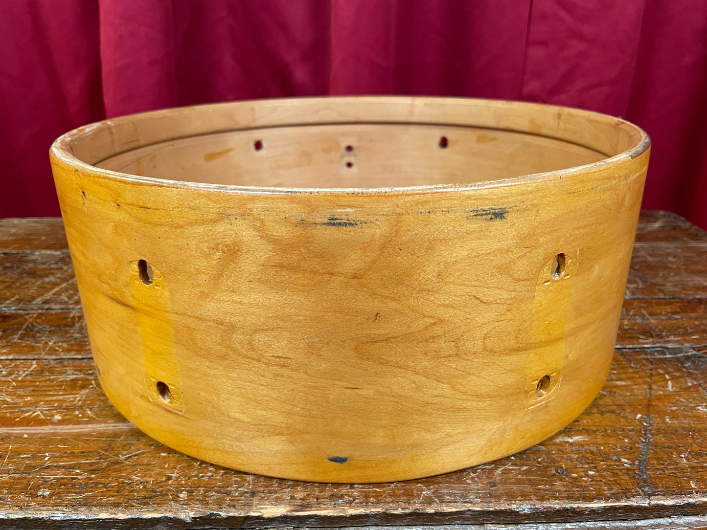 1966 Slingerland Deluxe Student Model 5.5x14 Snare Drum Shell 6-Lug