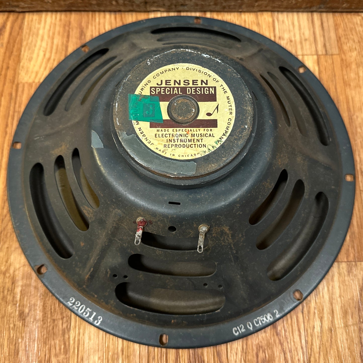 1965 Jensen 12" C12Q Speaker Pair 8 Ohm Fender Silvertone