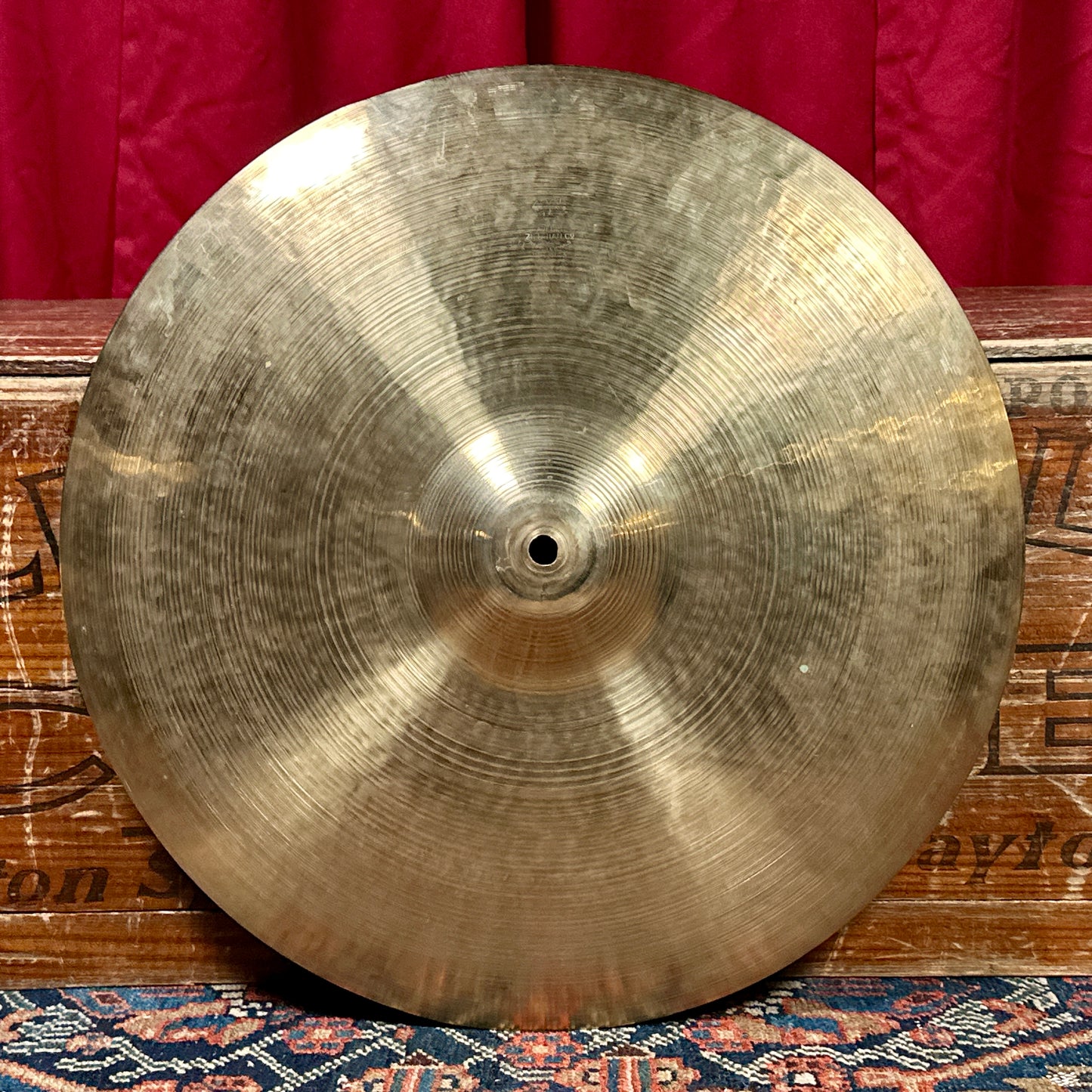 18" Zildjian A 1940s Trans Stamp Crash Ride Cymbal 1526g *Video Demo*