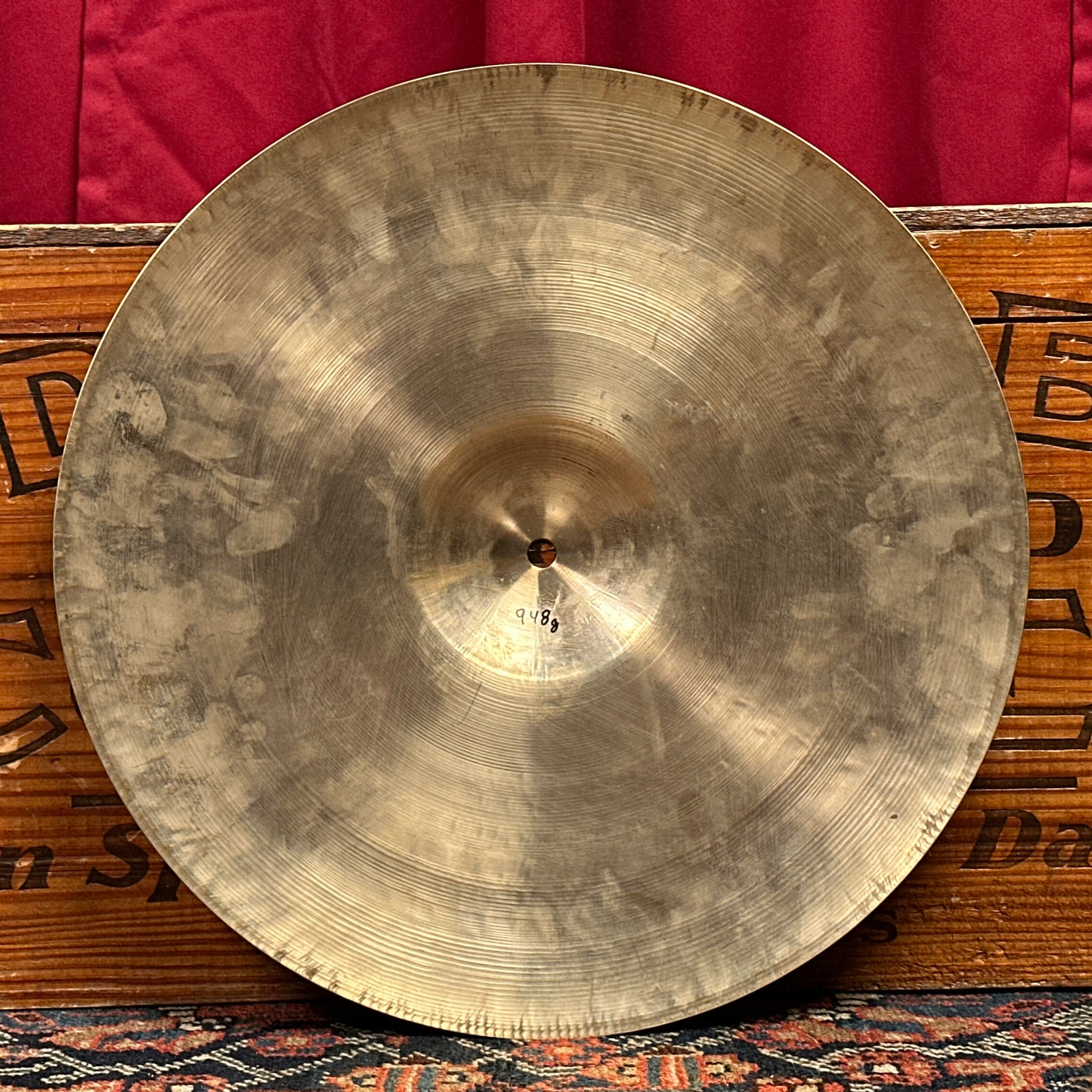 15" Zanchi Vibra F&F 1950s Paper Thin Hi-Hat Cymbal Pair 850g/948g Pre-UFIP Made in Italy *Video Demo*