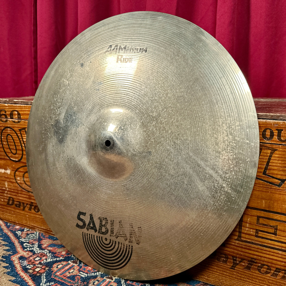 20" Sabian AA Medium Ride Cymbal 2570g *Video*