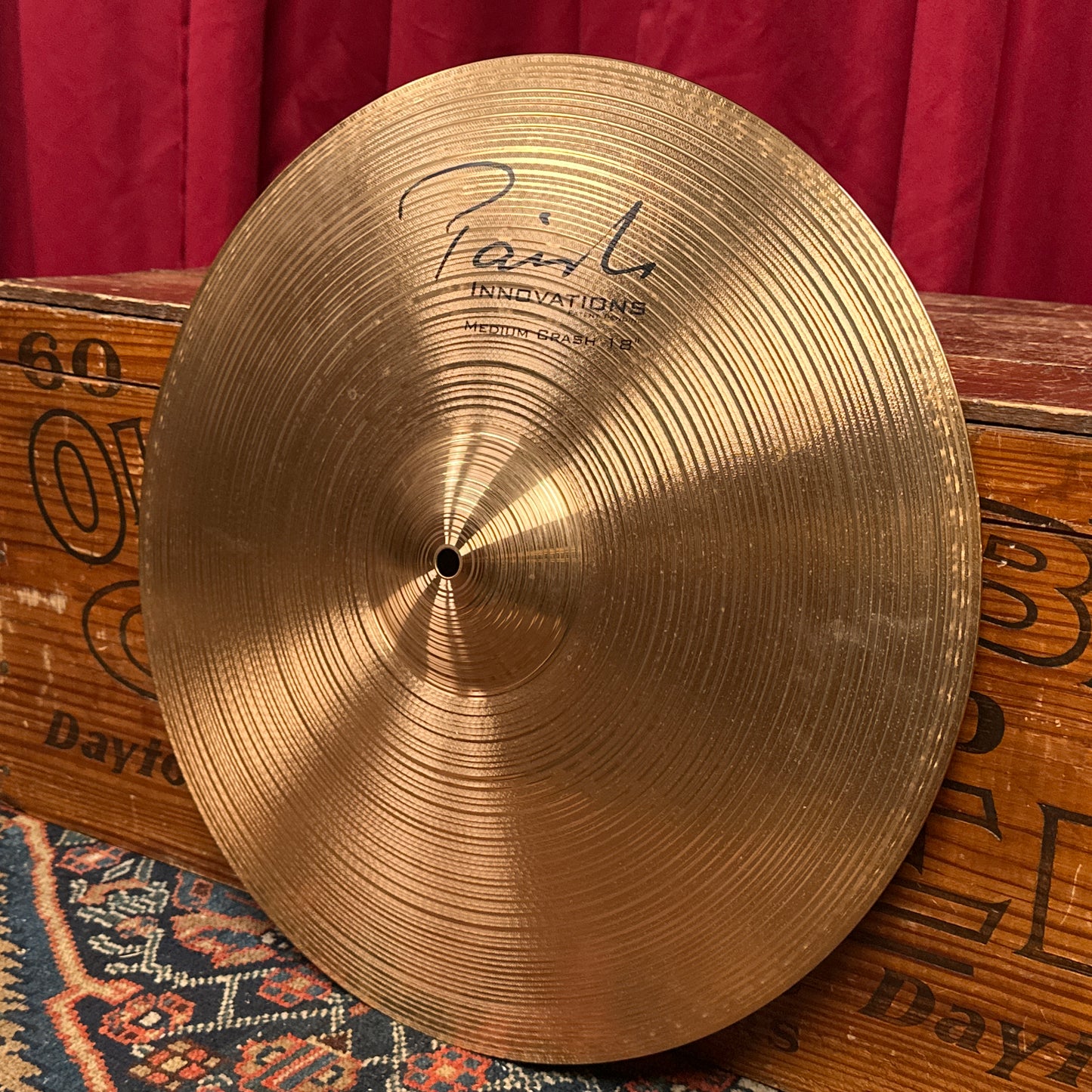 Rare 18" Paiste Innovations Medium Crash Cymbal 1472g *Video Demo*