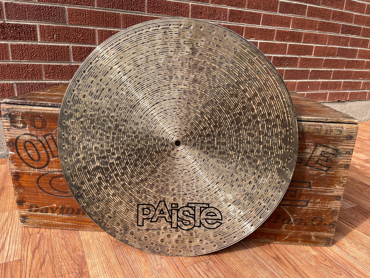 20" Paiste Signature Traditional Light Flat Ride Cymbal 2028g *Video Demo*