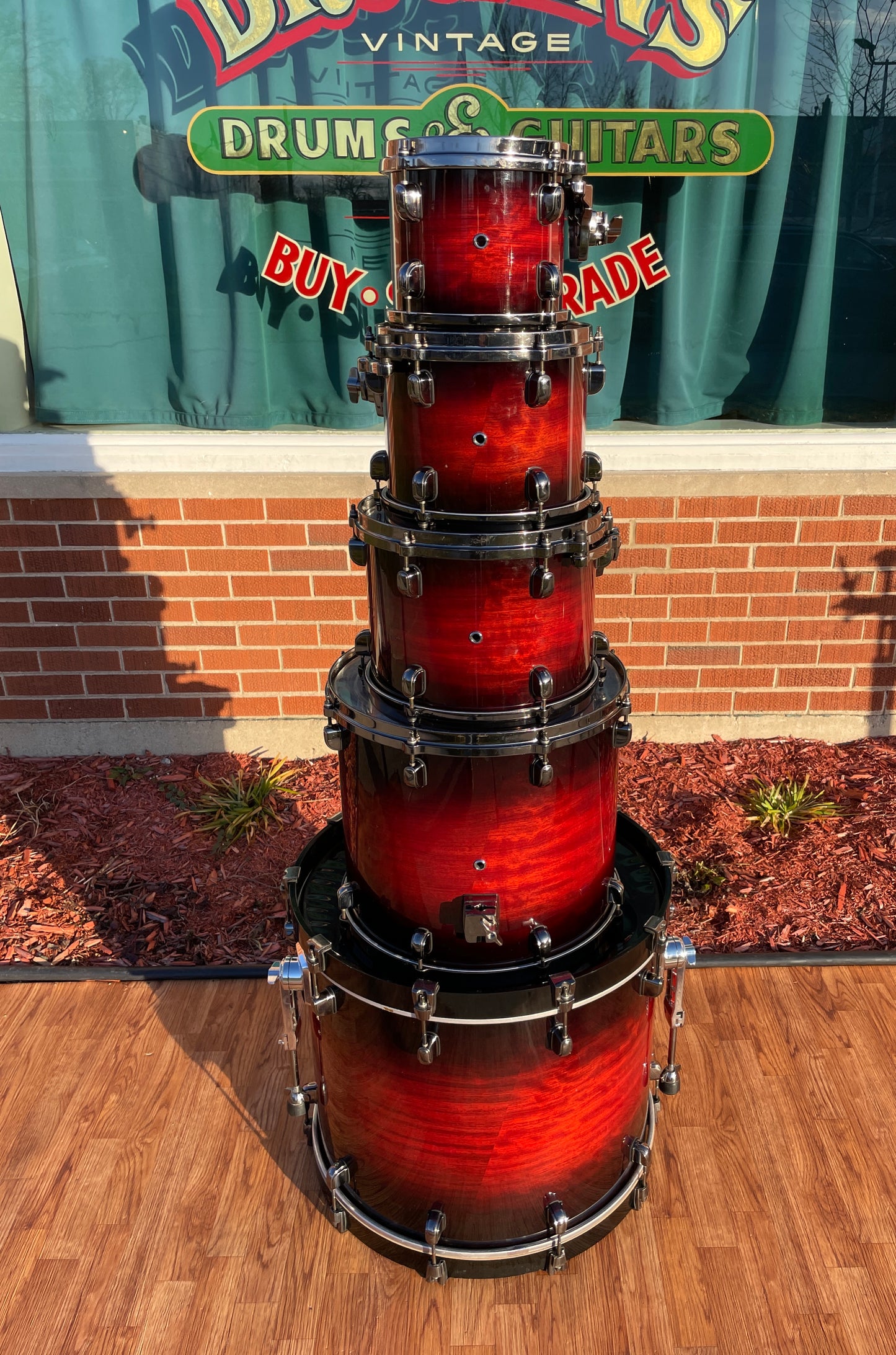 Tama Starclassic Bubinga Drum Set Red Mahogany Burst 22/8/10/12/16