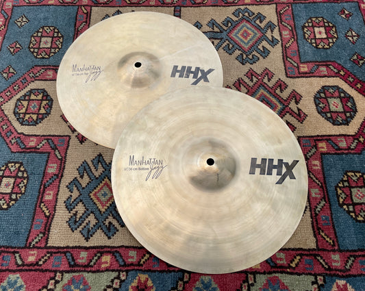 14" Sabian HHX Manhattan Jazz Hi-Hat Cymbal Pair 828g/1058g *Video Demo*