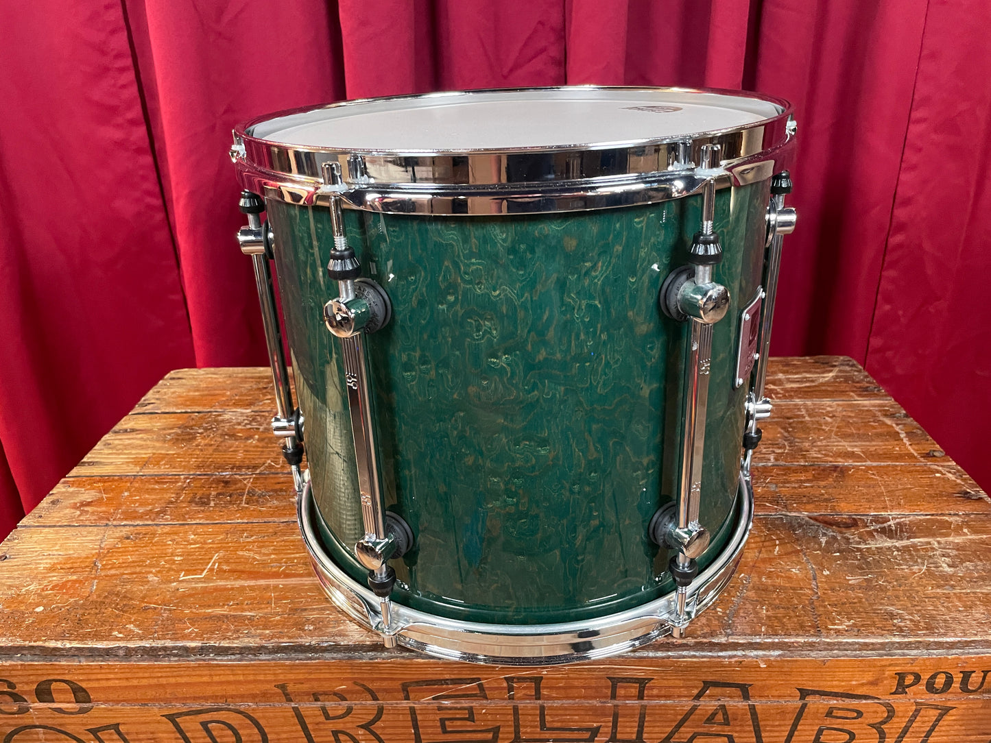 Sonor Designer Series 13" Maple Light Tom Single Stain Green 11x13 13x11