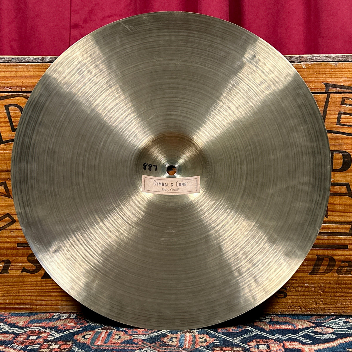 15" Cymbal & Gong Holy Grail Turkish Style Hi-Hat Cymbal Pair 887g/1078g *Video*