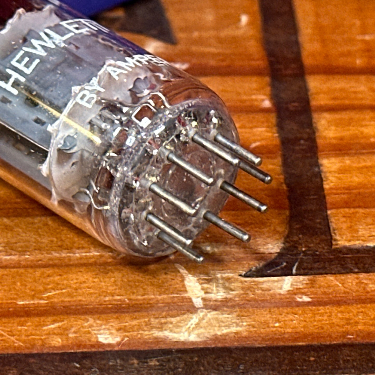 Vintage Hewlett Packard by Amperex 12AX7A Preamp Tube 12AX7 ECC83 Valve #283