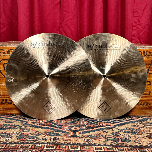 15" Istanbul Agop Traditional Dark Hi-Hat Cymbal Pair 1022g/1230g *Video Demo*