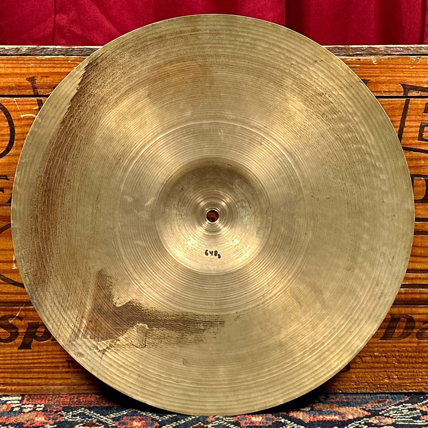 14" Zildjian A 1940s-1950s Trans Stamp Hi-Hat Cymbal Pair 648g/752g *Video Demo*