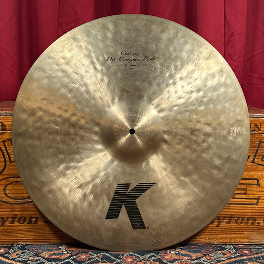 22" Zildjian K Custom Dry Complex Thin Ride 1 Bill Stewart Cymbal 2112g *Video Demo*
