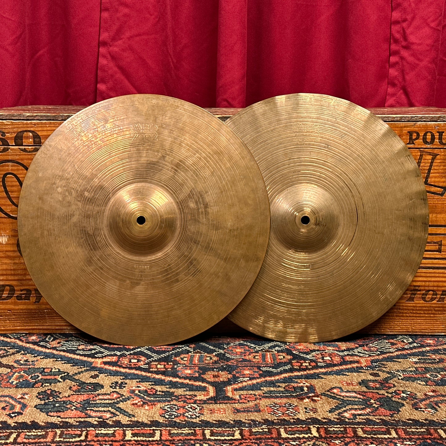 14" Paiste 2002 Black Label 1979 Sound Edge Hi-Hat Cymbal Pair 950g/1030g *Video Demo*