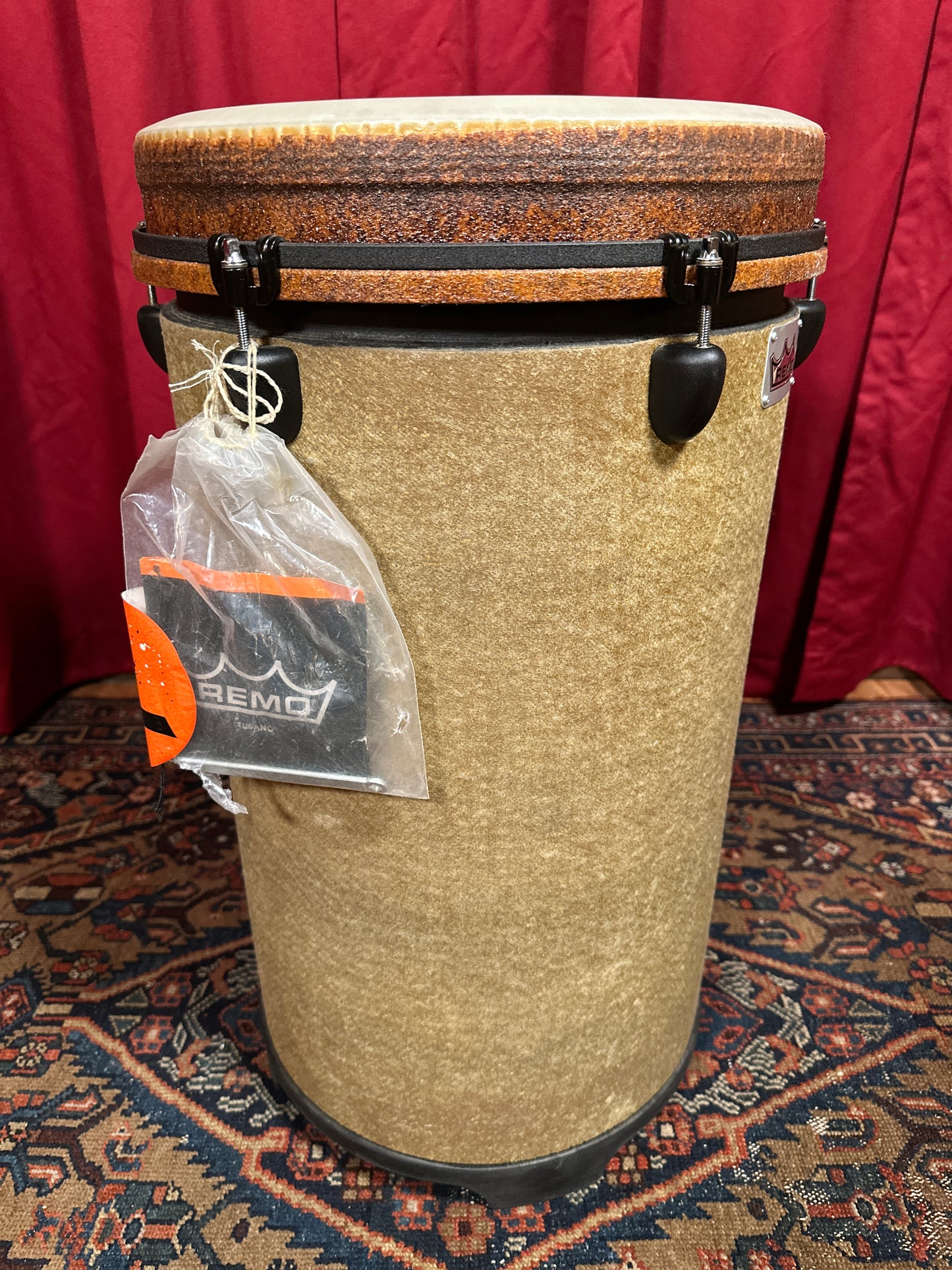 Remo Valencia 100 Series 14" Tunable Tubano Earth Fabric 26x14