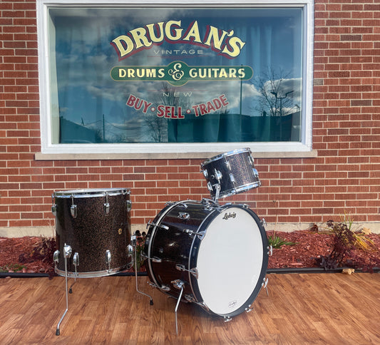 1960s Ludwig Super Classic Drum Set Galaxy Sparkle 22/13/16