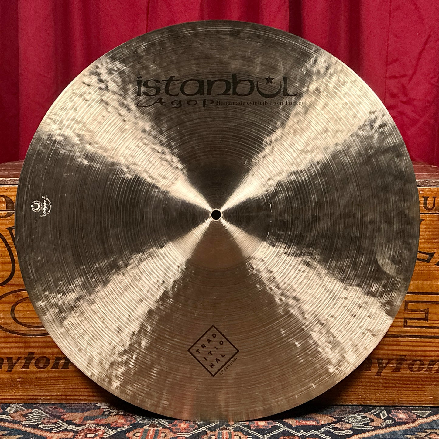 22" Istanbul Agop Traditional Dark Crash Cymbal 2128g *Video Demo*