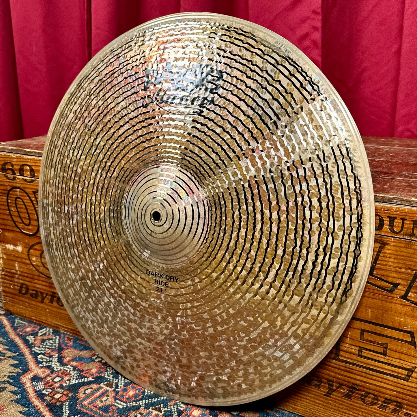 21" Paiste Masters Dark Dry Ride Cymbal 2830g *Video*