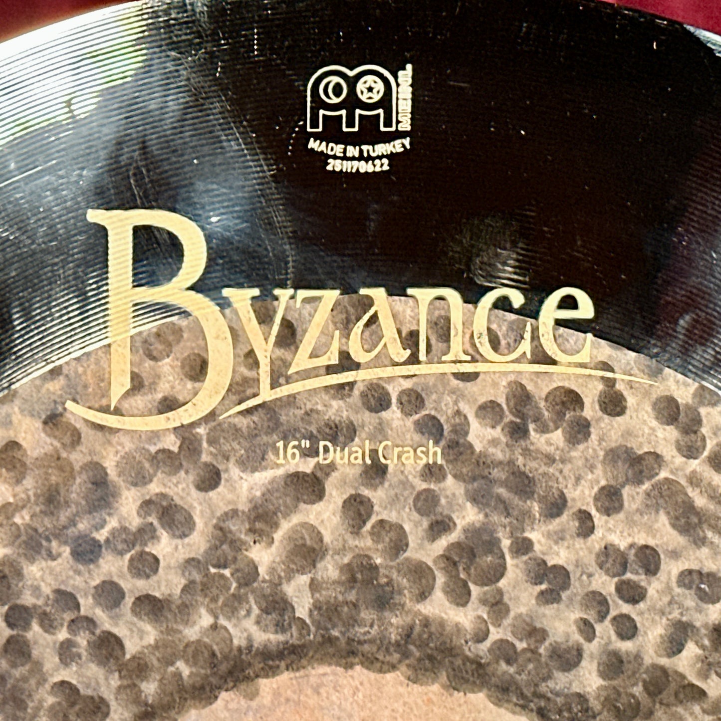 16" Meinl Byzance Dual Crash Cymbal 958g *Video*