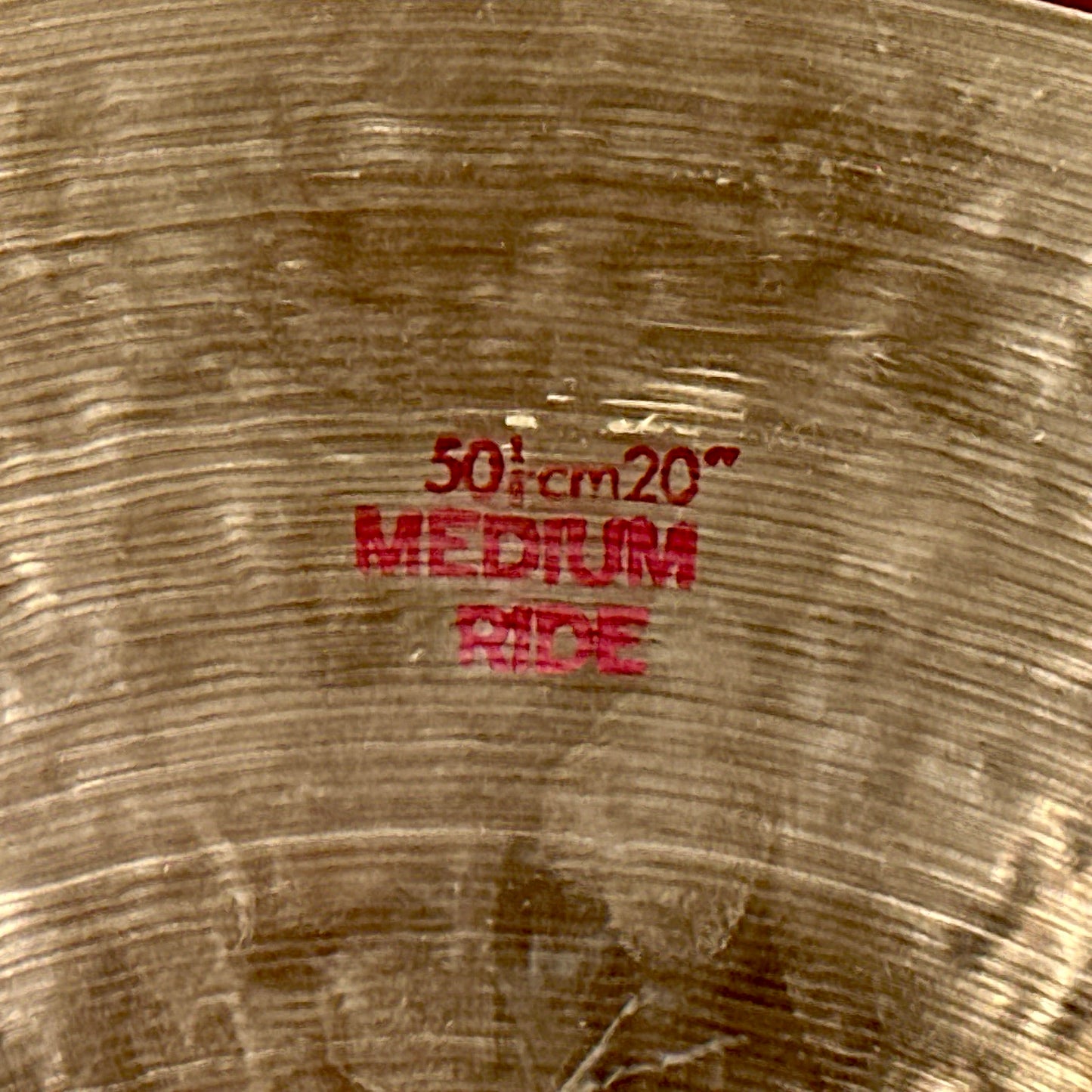 20" Istanbul Pre-Split Green Label Medium Ride Cymbal 2208g *Video Demo*