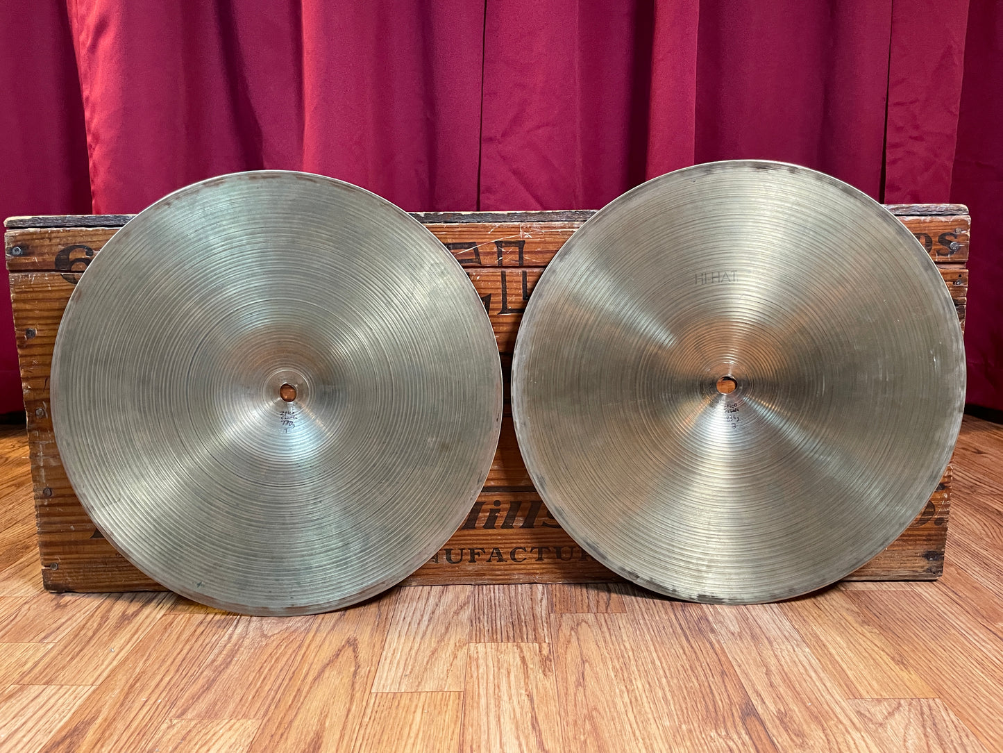14" Zilco by Azco Hi-Hat Cymbal Pair 770g/836g Canada *Video Demo*
