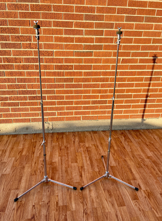 1960s Slingerland No. 33F Flush Base Cymbal Stand Pair - CLEAN!
