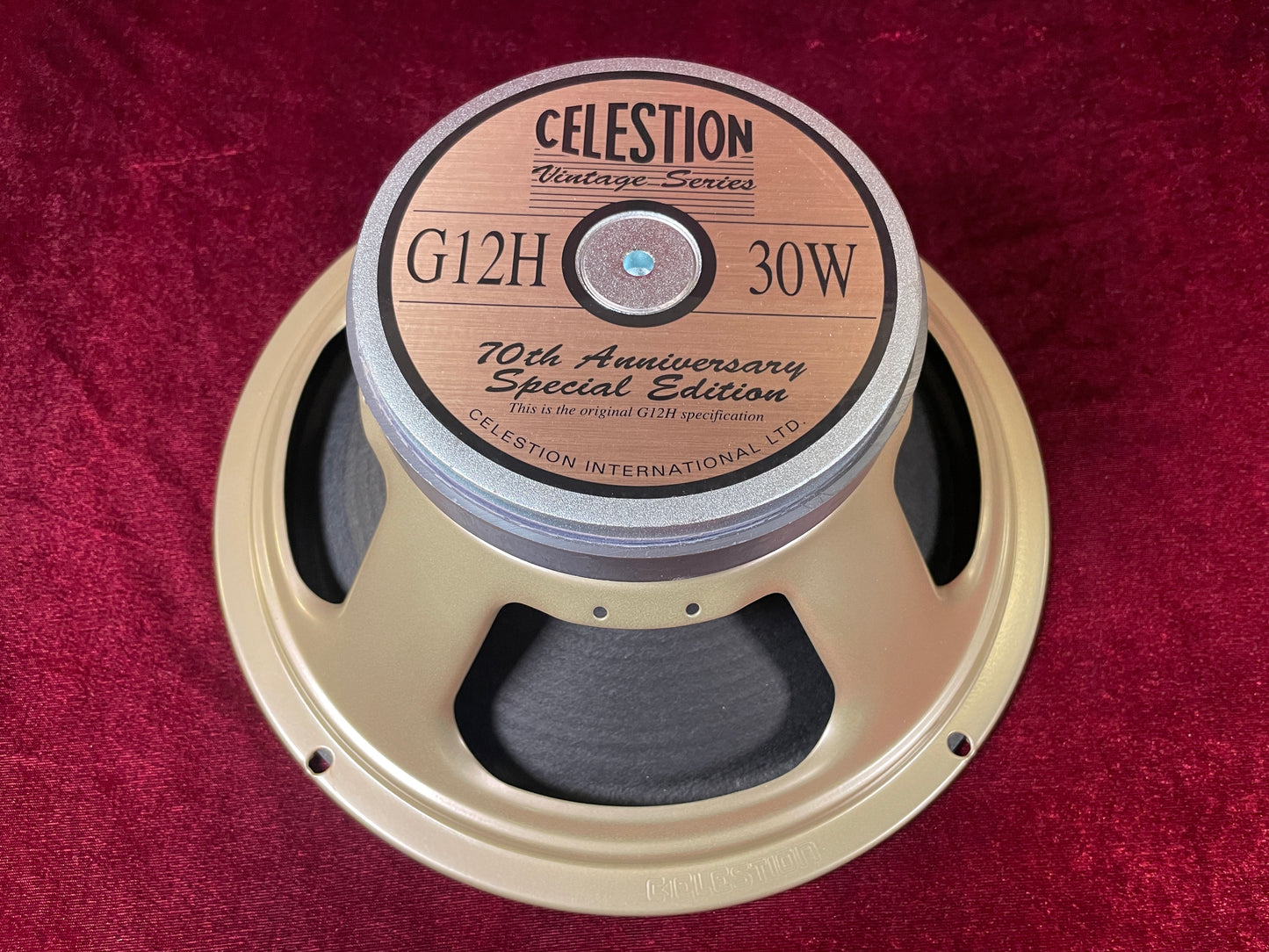 Celestion 12" 30W G12H 70th Anniversary Guitar Speaker 8 Ohm T4533A (Stock #47)