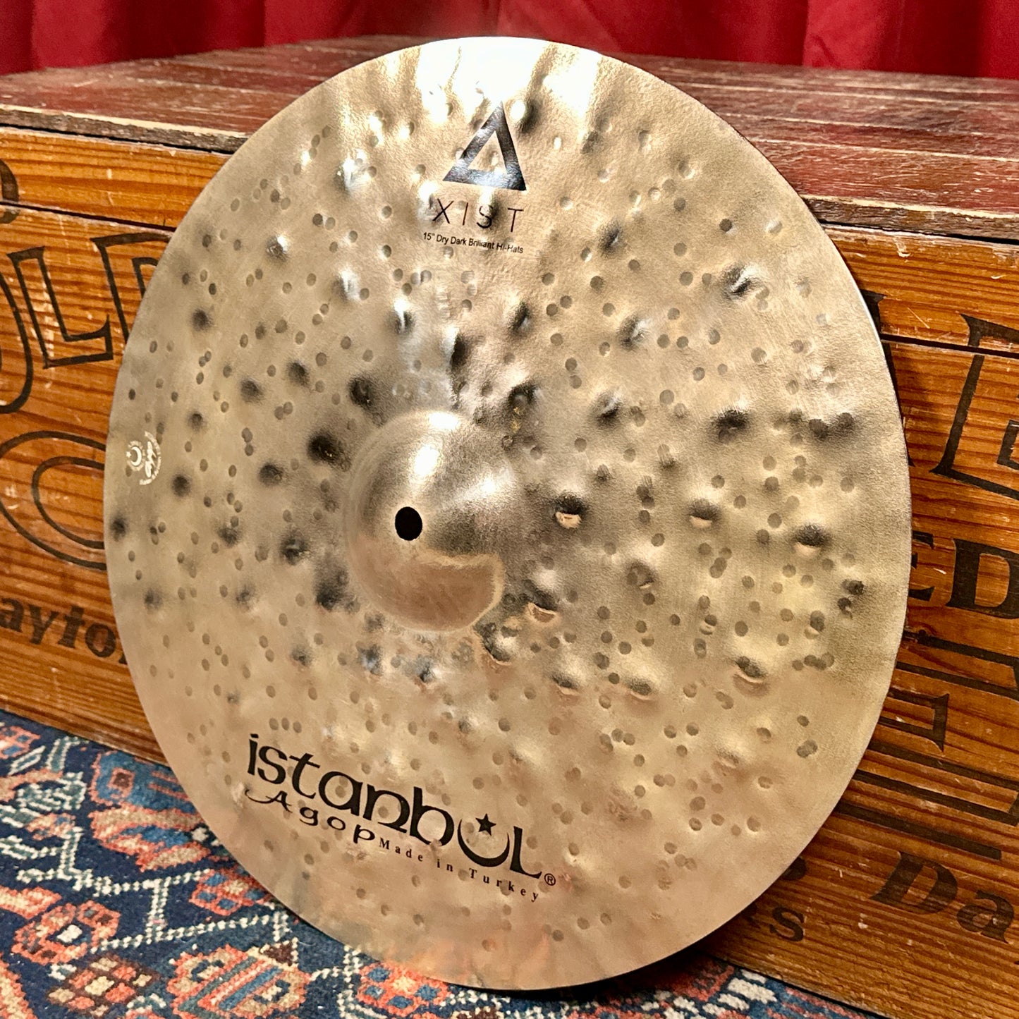 15" Istanbul Agop Xist Dry Dark Brilliant Hi-Hat Cymbal Pair 676g/1142g *Video Demo*