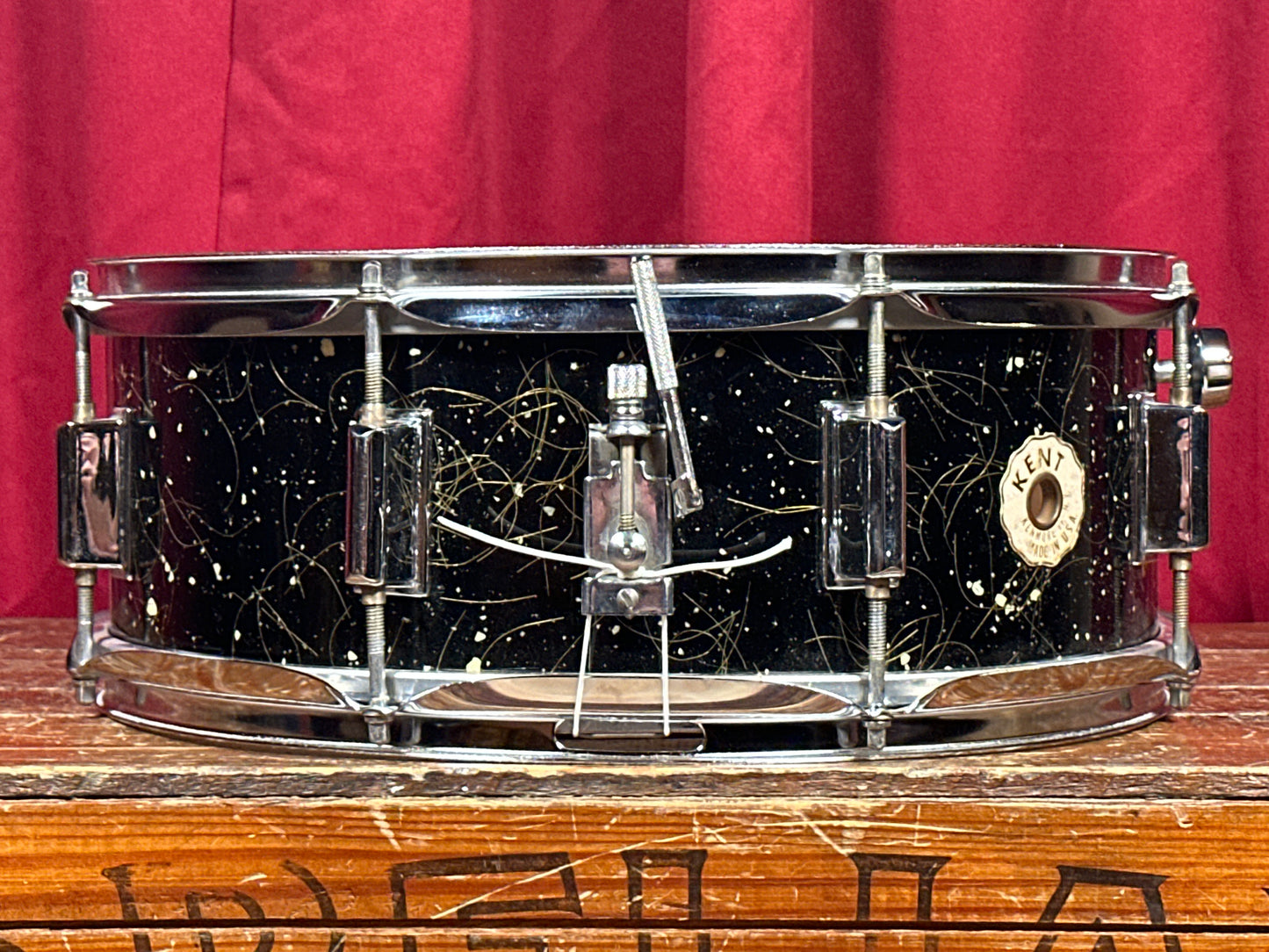 1960s Kent 5.5x14 No. 715 Snare Drum Capri Pearl