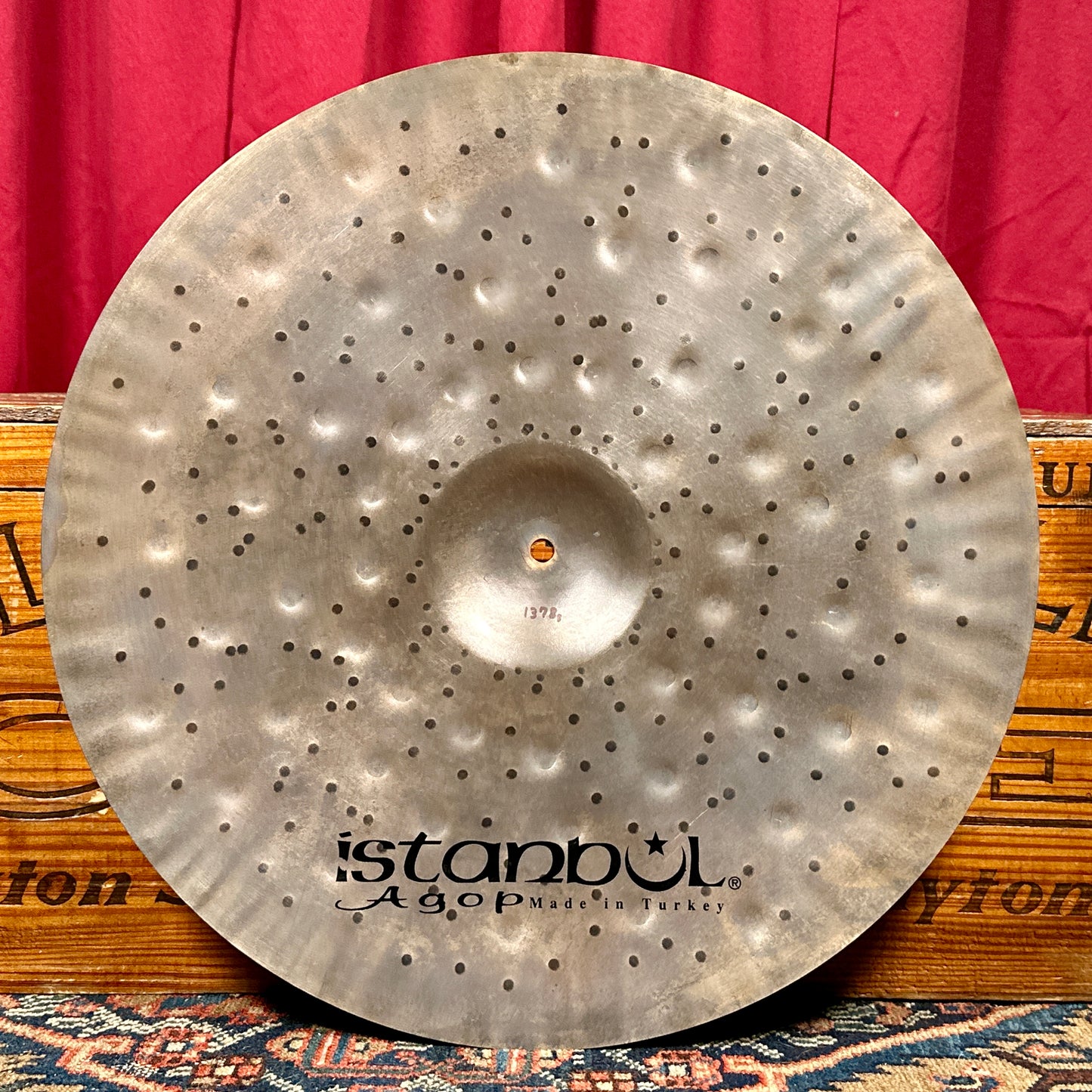 20" Istanbul Agop Xist Dry Dark Crash Cymbal 1378g *Video*