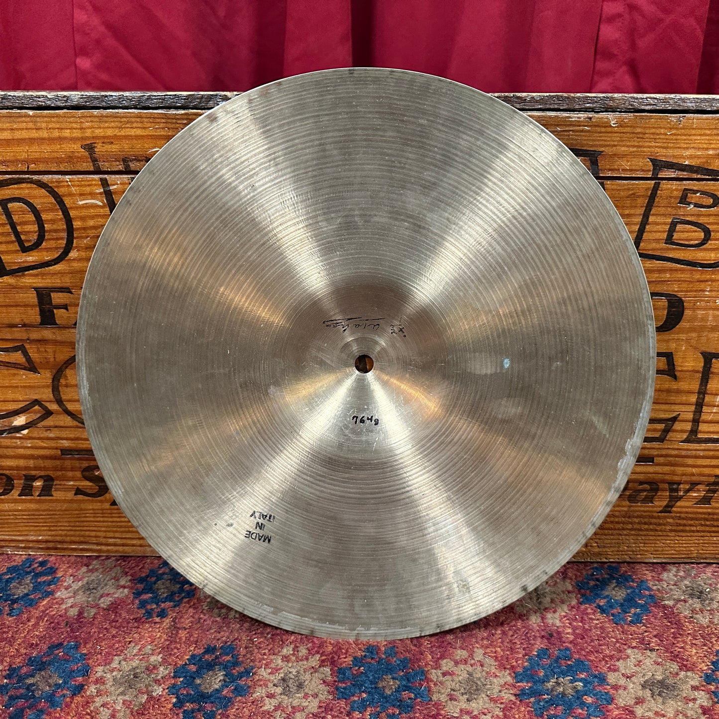 14" UFIP Vintage Hi-Hat Cymbal Pair 764g/794g Ajaha Made In Italy *Video Demo*
