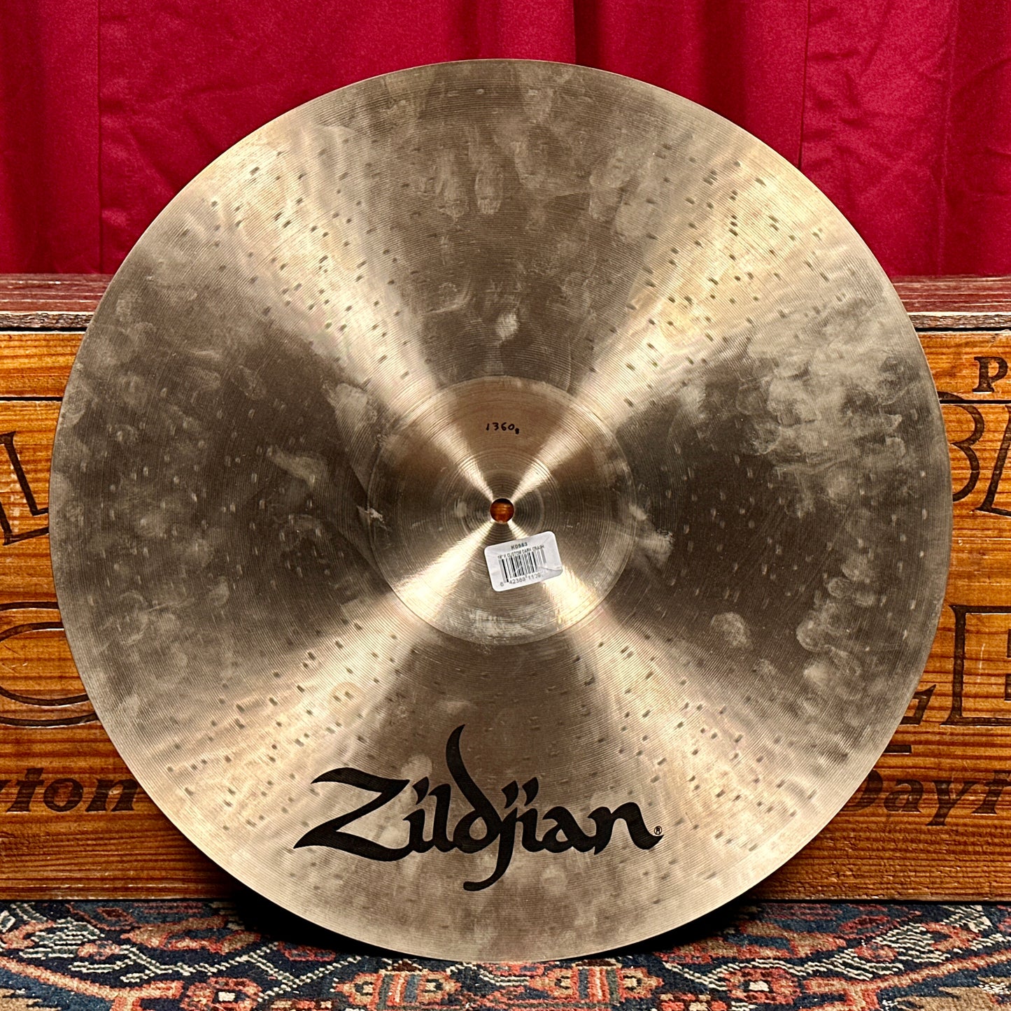 18" Zildjian K Custom Dark Crash Cymbal 1360g *Video Demo*