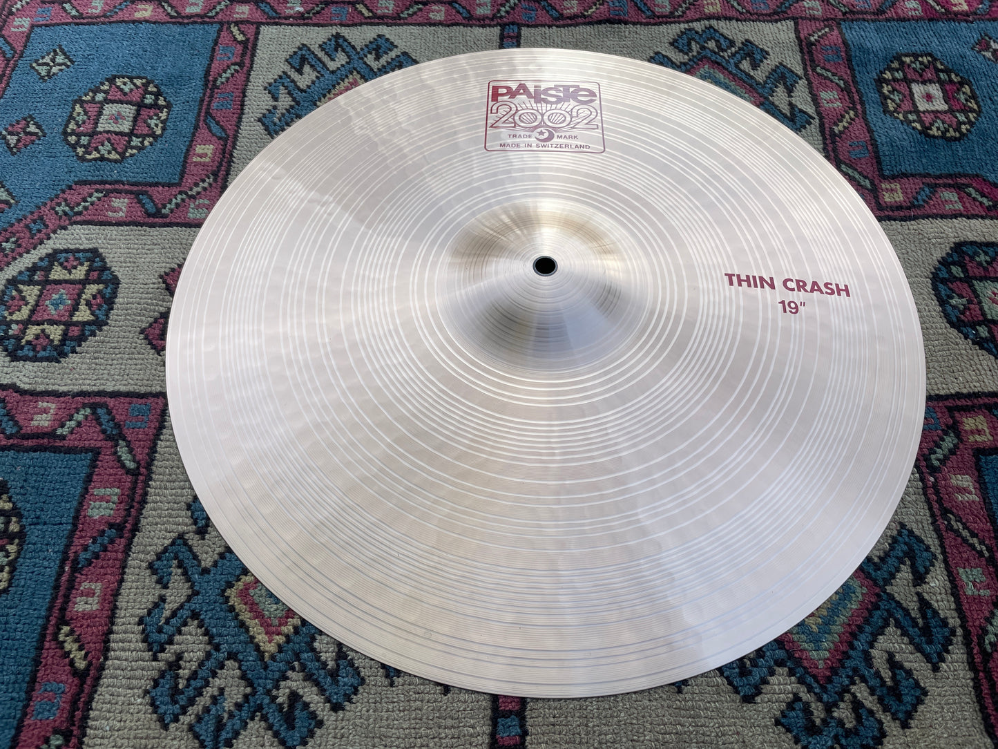 19" Paiste 2002 Thin Crash Cymbal 1510g *Video Demo*