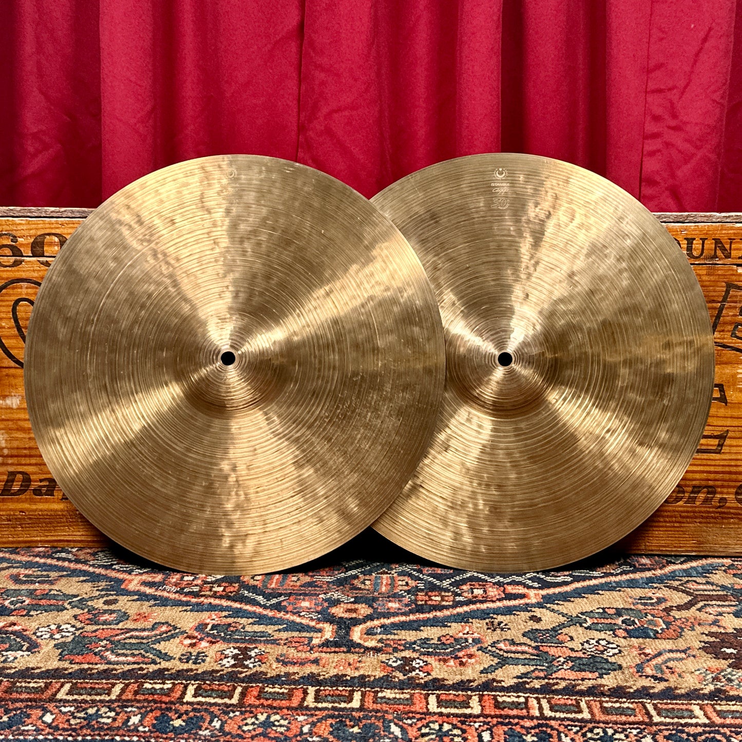 15" Istanbul Agop 30th Anniversary Hi-Hat Cymbal Pair 908g/1078g *Video Demo*