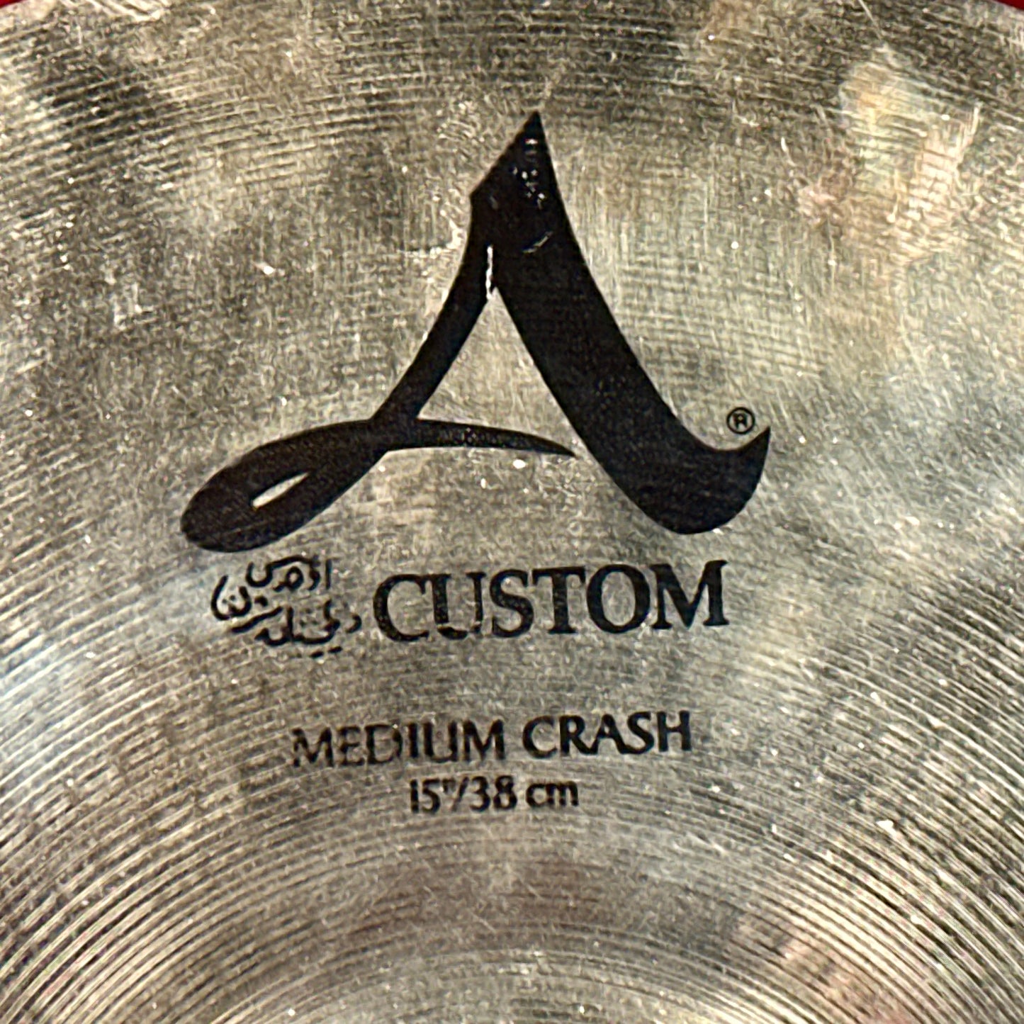 15" Zildjian A Custom Medium Crash Cymbal 1014g *Video*