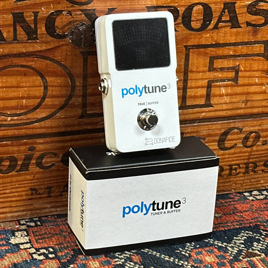 TC Electronic PolyTune 3 Polyphonic LED Guitar Tuner Pedal w/ Box