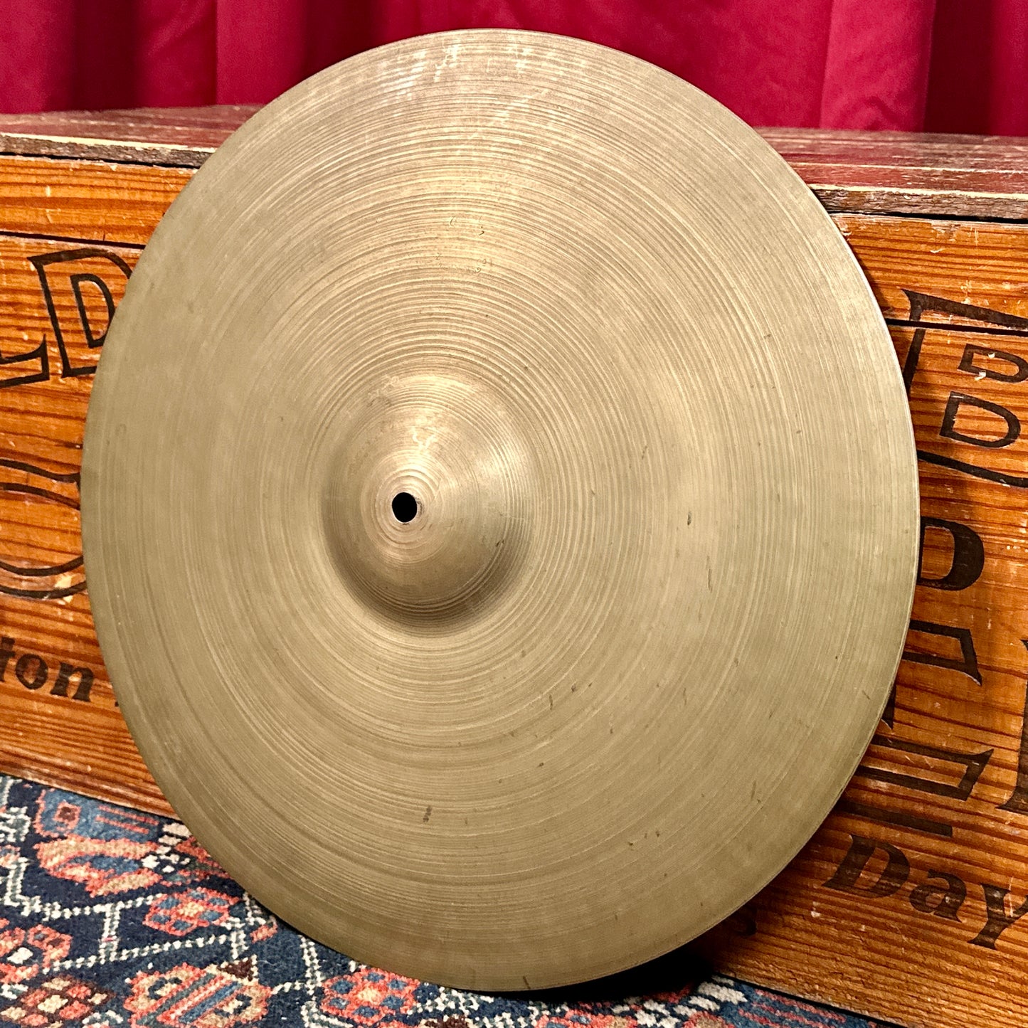 15" Zildjian A 1940s-50s Trans Stamp/Small Stamp Hi-Hat Cymbal Pair 874g/910g *Video Demo*