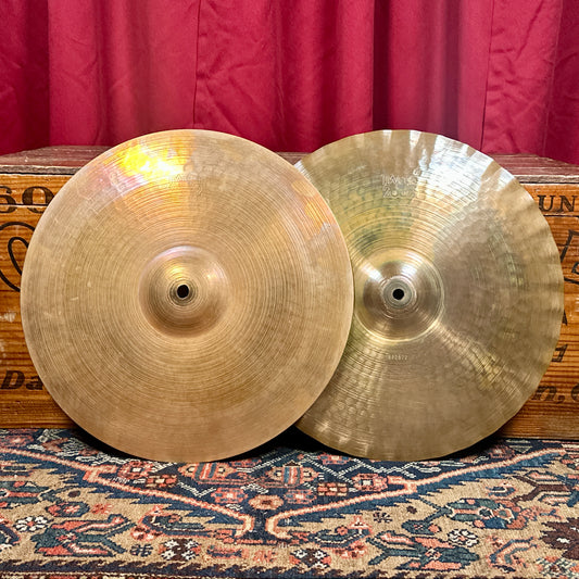 15" Paiste 2002 Black Label 1976 Sound Edge Hi-Hat Cymbal Pair 1164g/1228g *Video Demo*