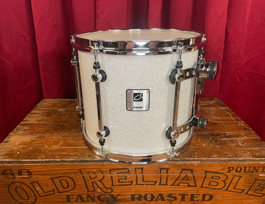 Sonor Designer Series 13" Maple Light Tom Single White Sparkle 11x13 13x11