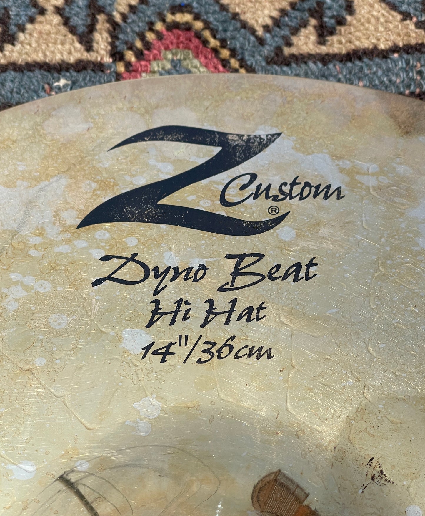 14" Zildjian Z Custom Dyno Beat Bottom Hi-Hat Cymbal Single 1802g